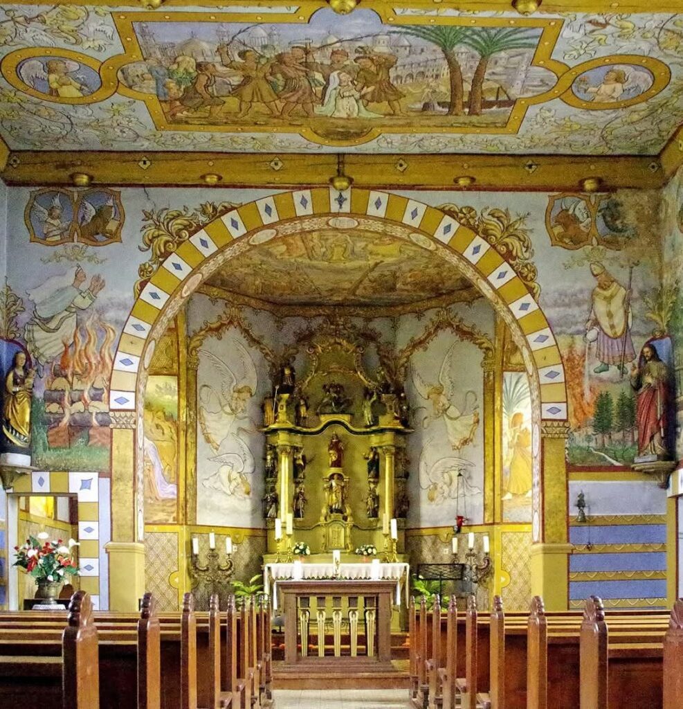Kapelle in Wawern von Innen