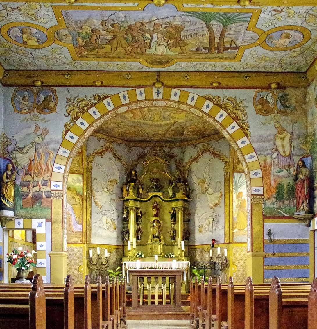 Kapelle in Wawern von Innen
